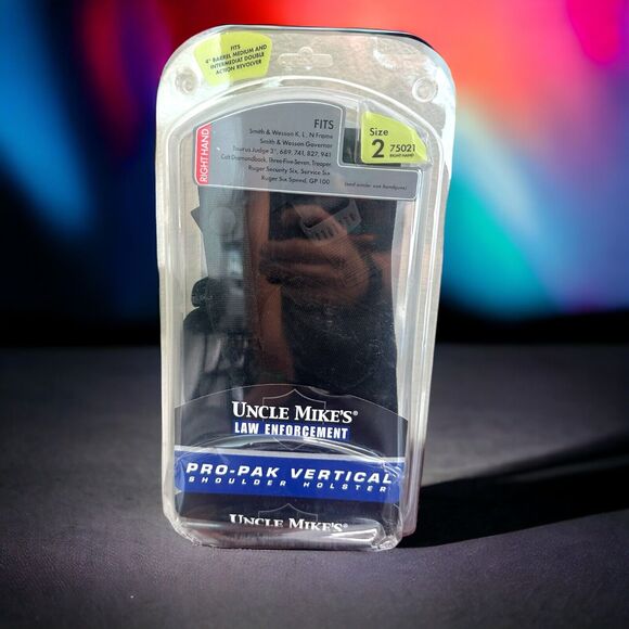 NEW Uncle Mike’s 4” REVOLVER Pro-Pak Vertical Shoulder Holster RIGHT #2 MSRP $65 - Picture 1 of 5